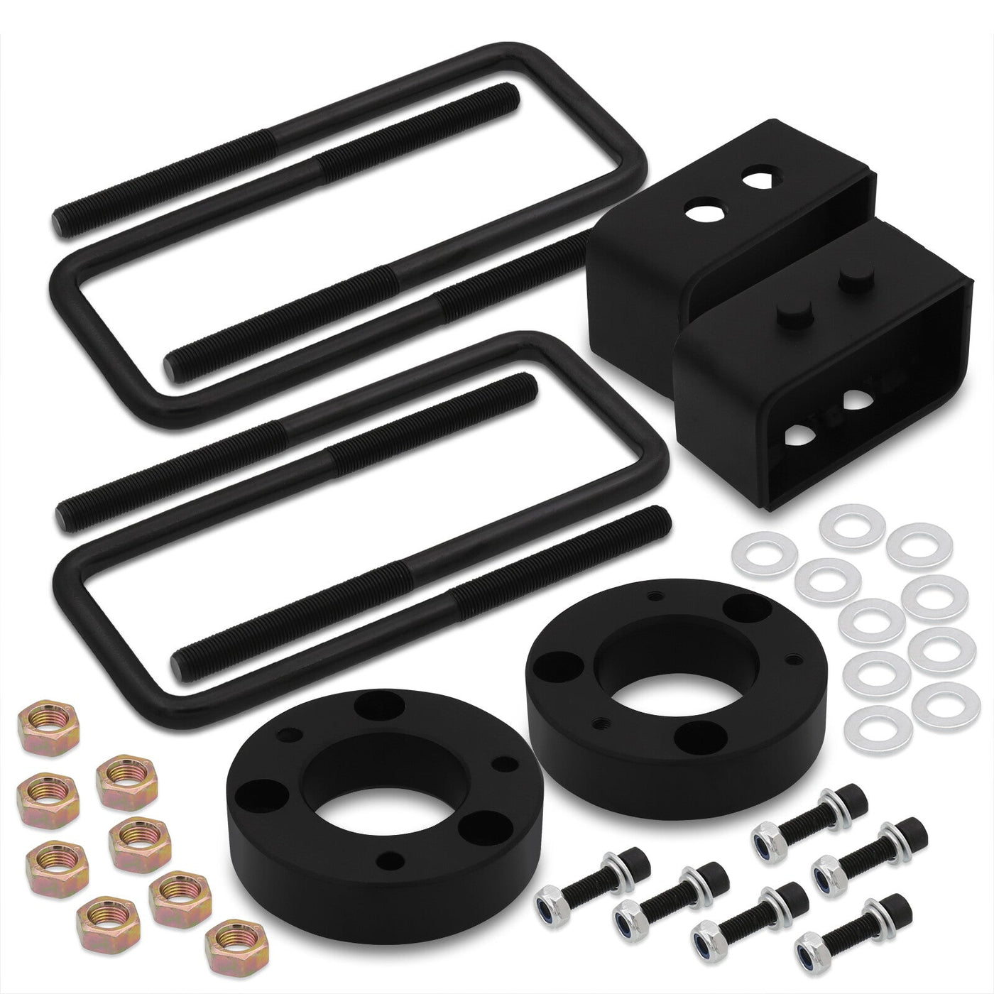 Ford F150 2004-2020 3" Front and 1" Rear Leveling Lift Kit Black