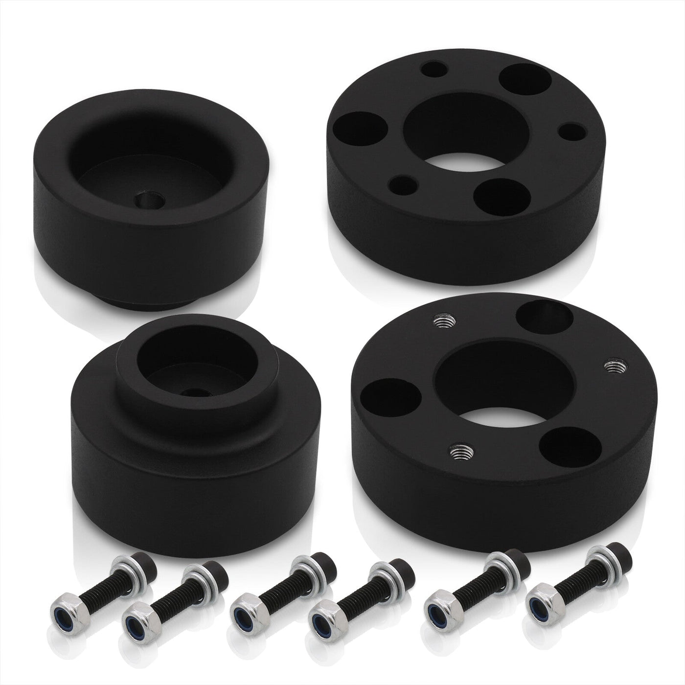 Dodge Ram 1500 2009-2021 4WD 3" Front 1.5" Rear Leveling Lift Kit Black