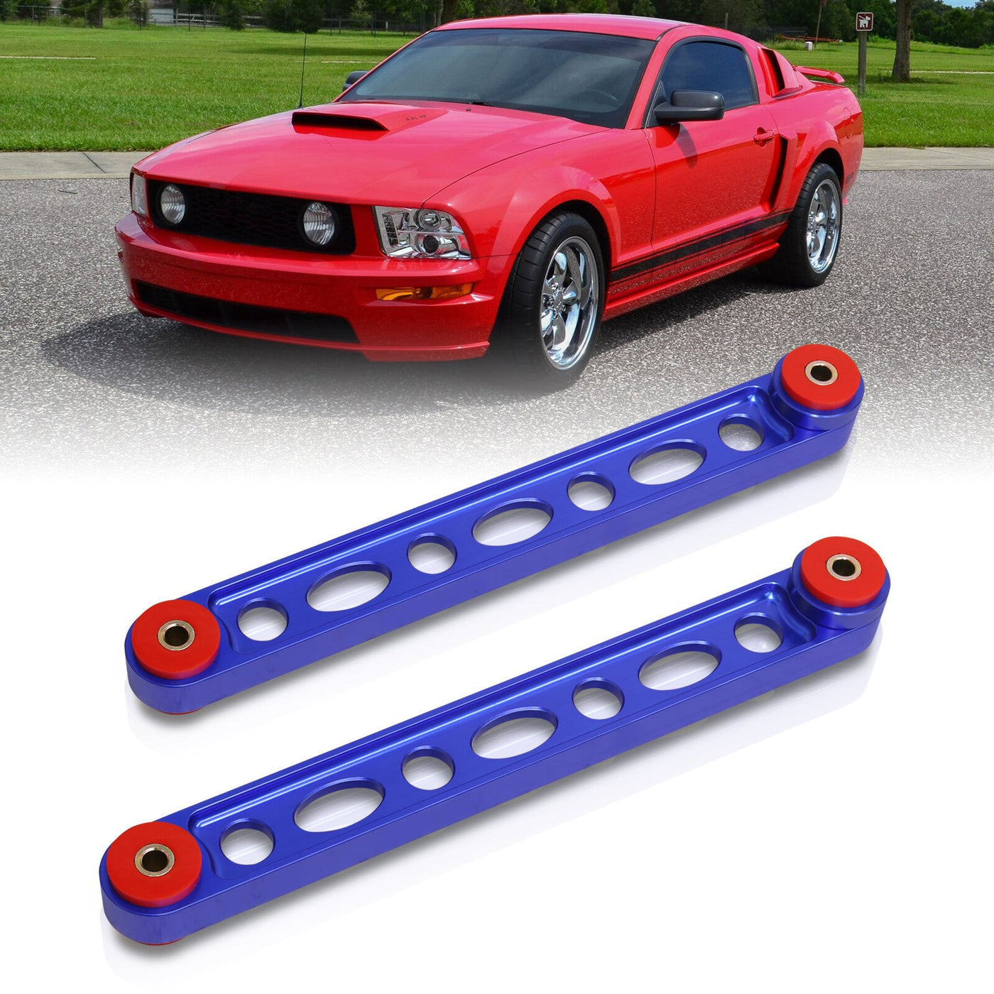 Ford Mustang GT 2005-2014 Rear Lower Control Arms Kit Blue