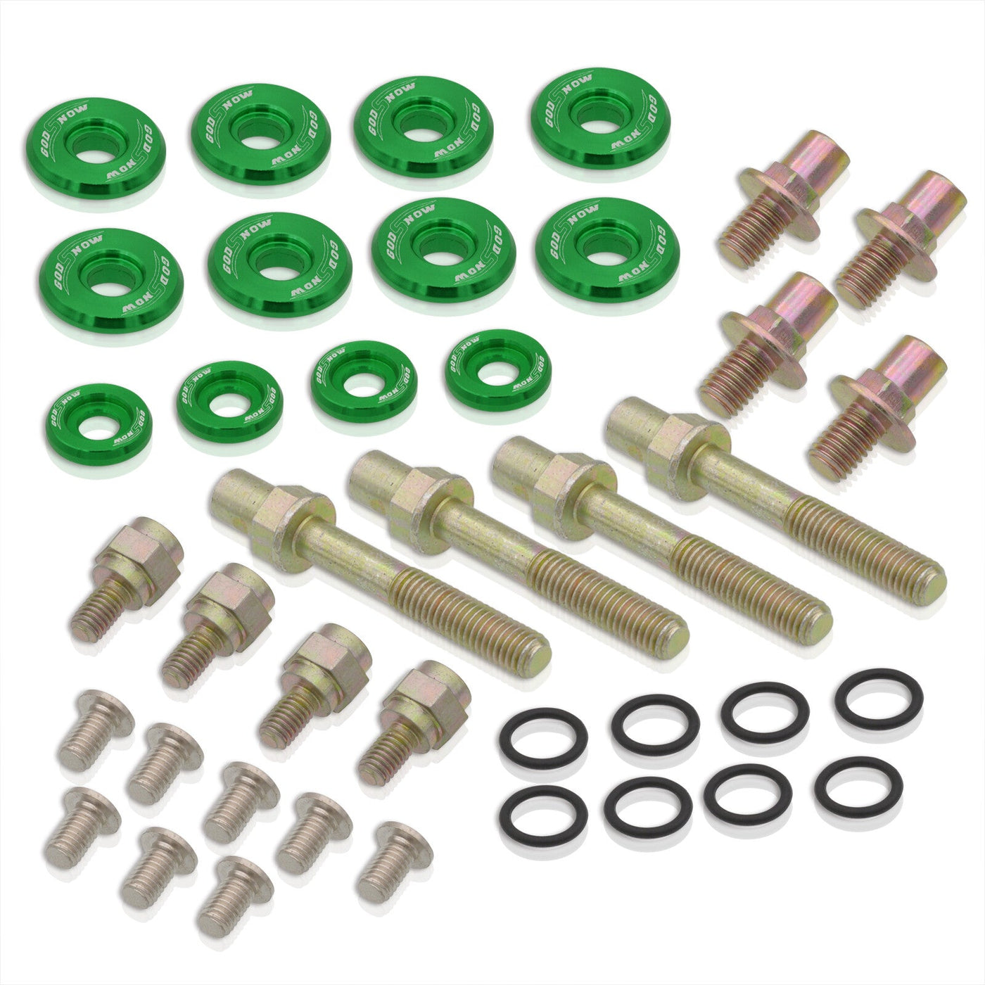 Acura Honda B-Series B16 B17 B18 Low Profile Engine Valve Cover Bolts Green