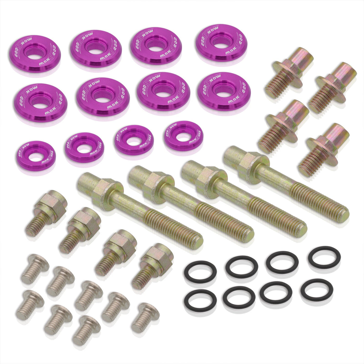 Acura Honda B-Series B16 B17 B18 Low Profile Engine Valve Cover Bolts Purple