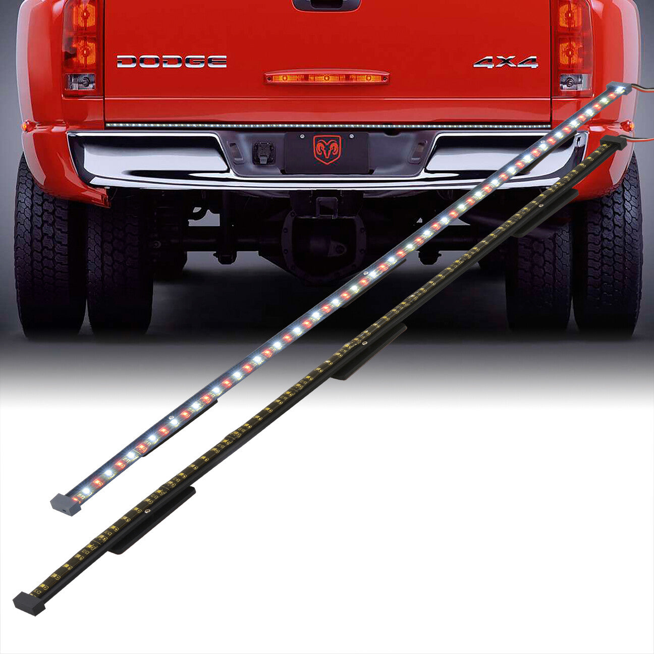 Universal 48" 60" Tailgate LED Stop Brake Reverse Signal Light Lamp Strip Bar