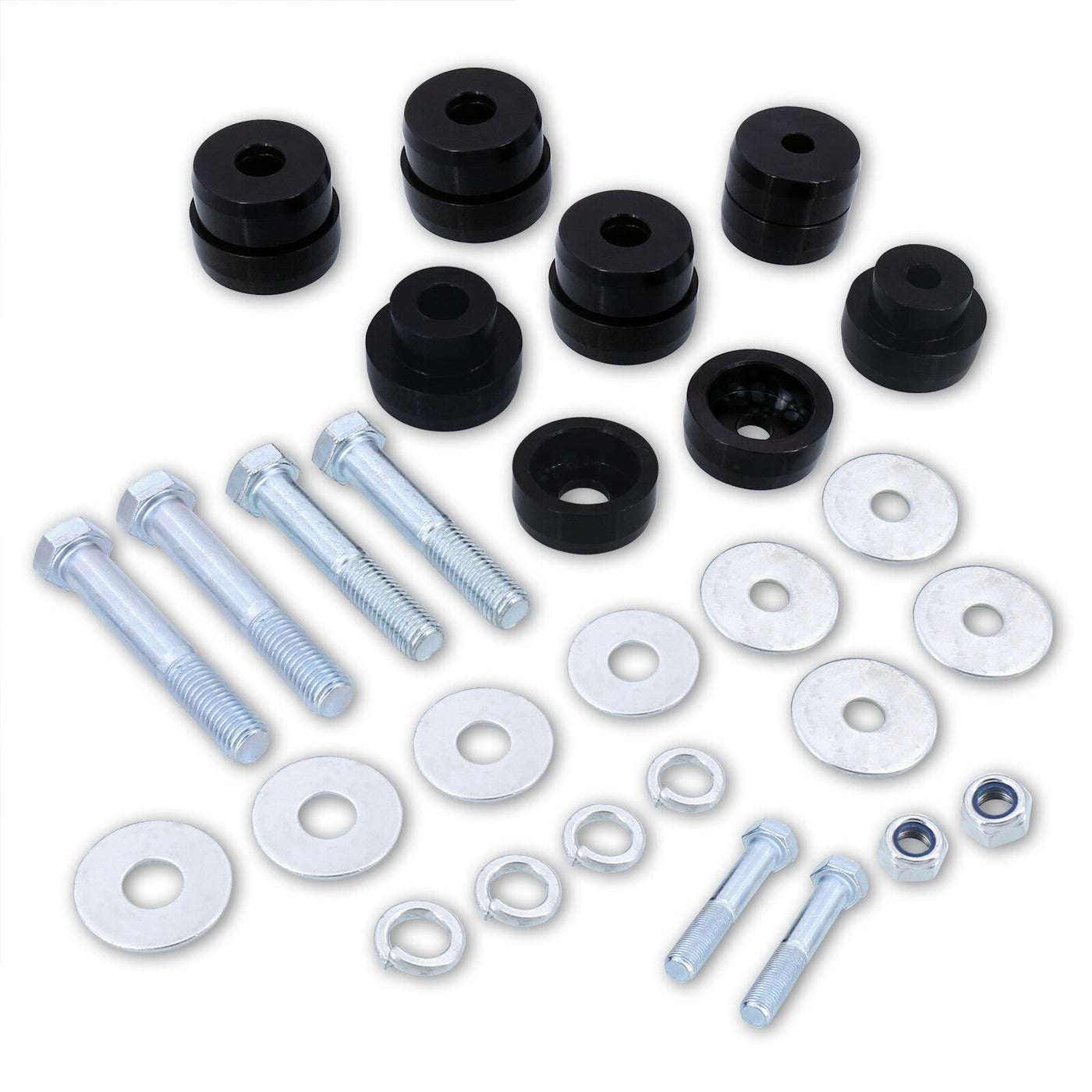 Chevrolet Camaro 1967-1972 / Nova 1969-1972 / Chevy II 1968 / Ponatiac Firebird 1967-1972 Subframe Bushings Kit Black