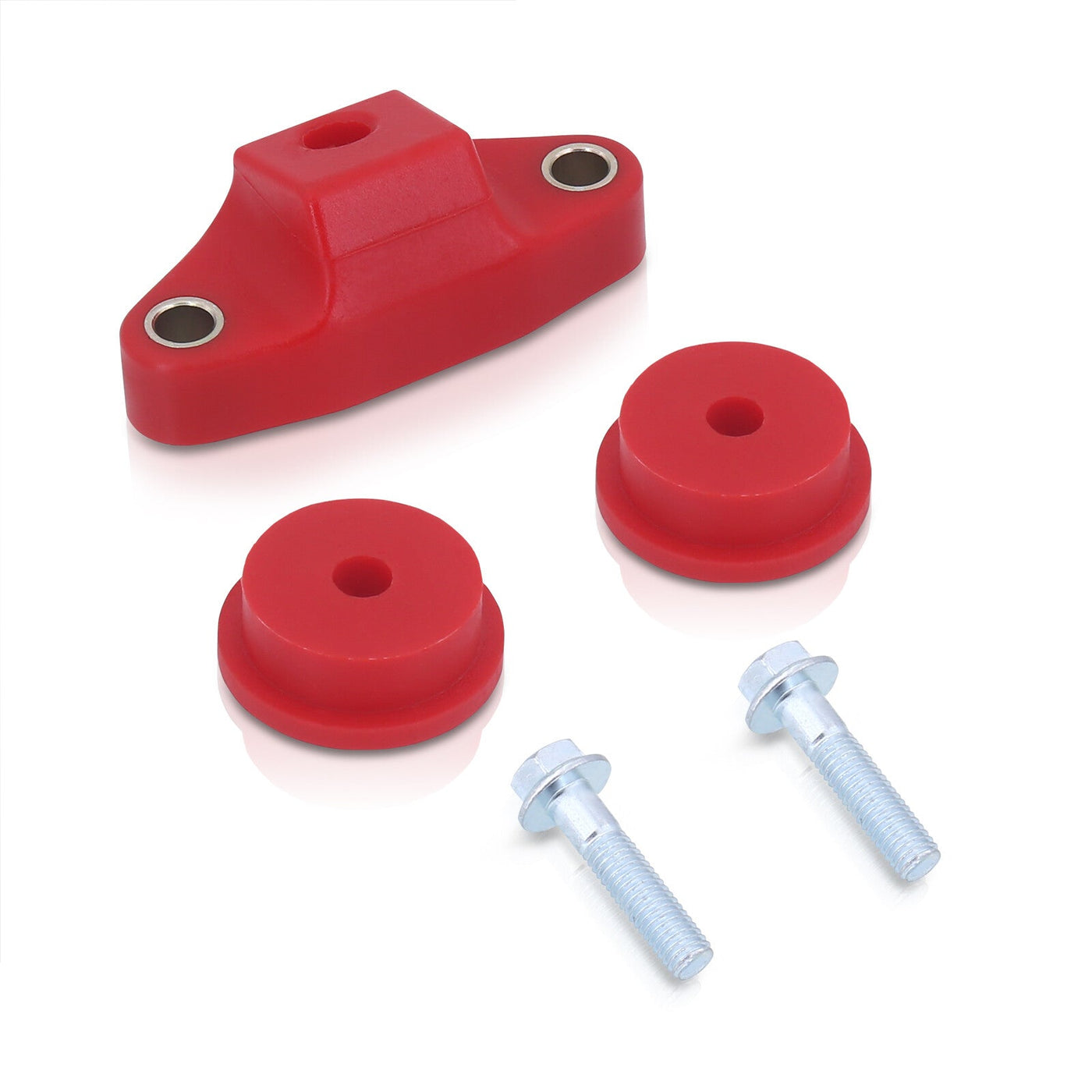 Subaru Impreza WRX 1998-2014 / Forester 2000-2008 / Legacy 2000-2009 / Outback 2000-2008 (5-Speed) Front & Rear Transmission Shifter Bushing Red