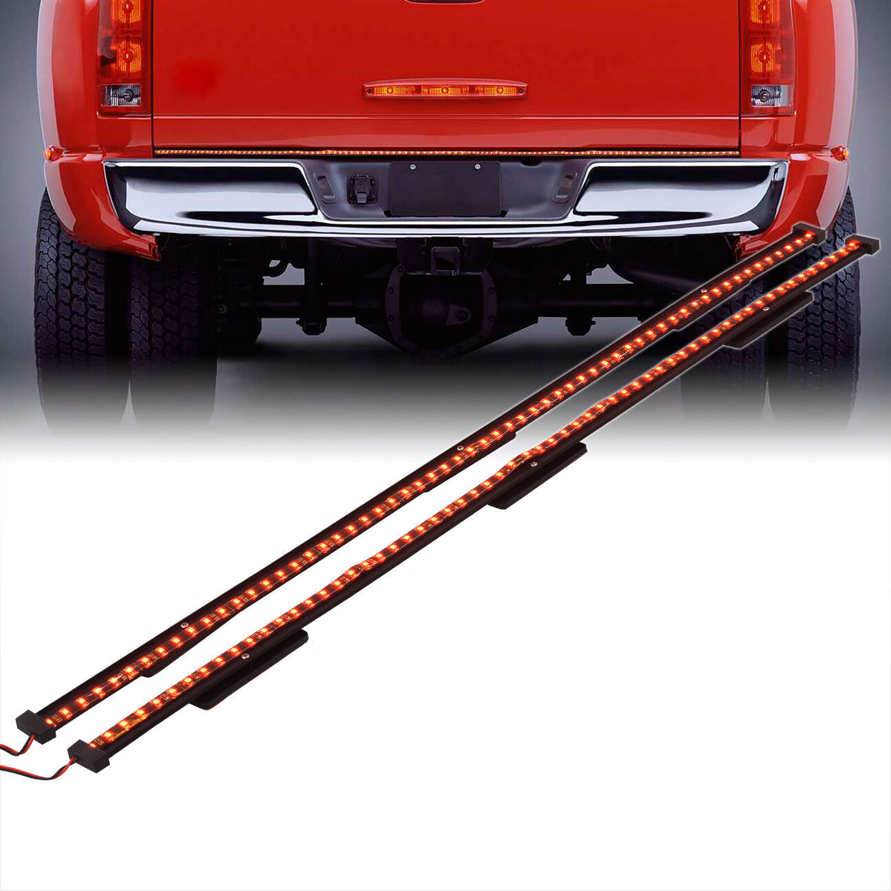 Universal 48" 60" Tailgate LED Stop Brake Signal Light Lamp Strip Bar