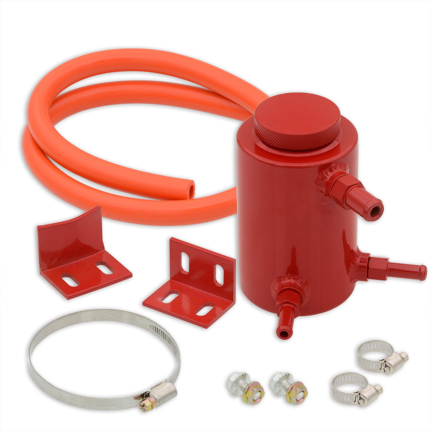 Universal Power Steering Tank Red