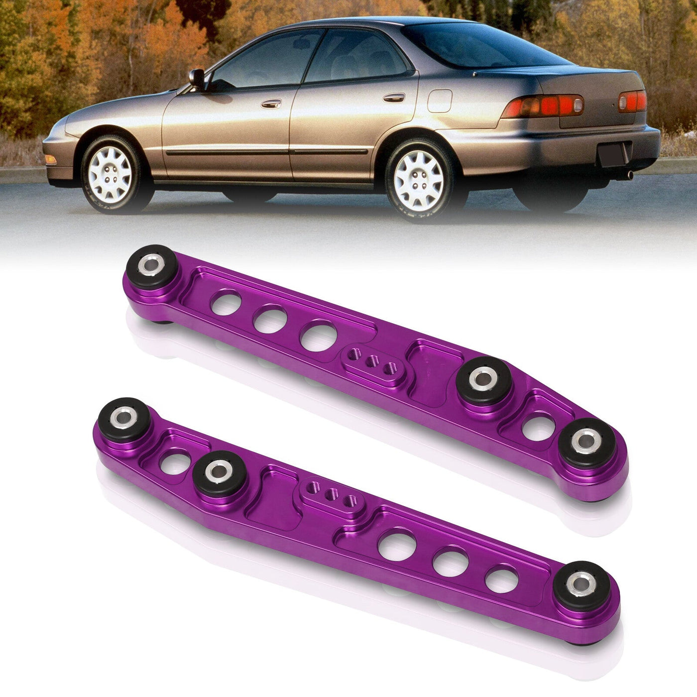 Acura Integra 1994-2001 / Honda Civic 1988-1995 / CRX 1988-1991 / Del Sol 1993-1997 Rear Lower Control Arms Purple