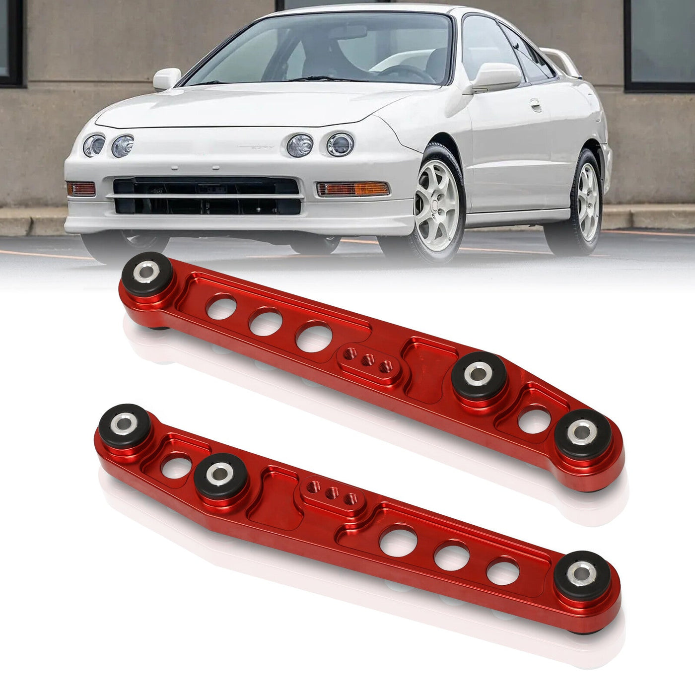 Acura Integra 1994-2001 / Honda Civic 1988-1995 / CRX 1988-1991 / Del Sol 1993-1997 Rear Lower Control Arms Red