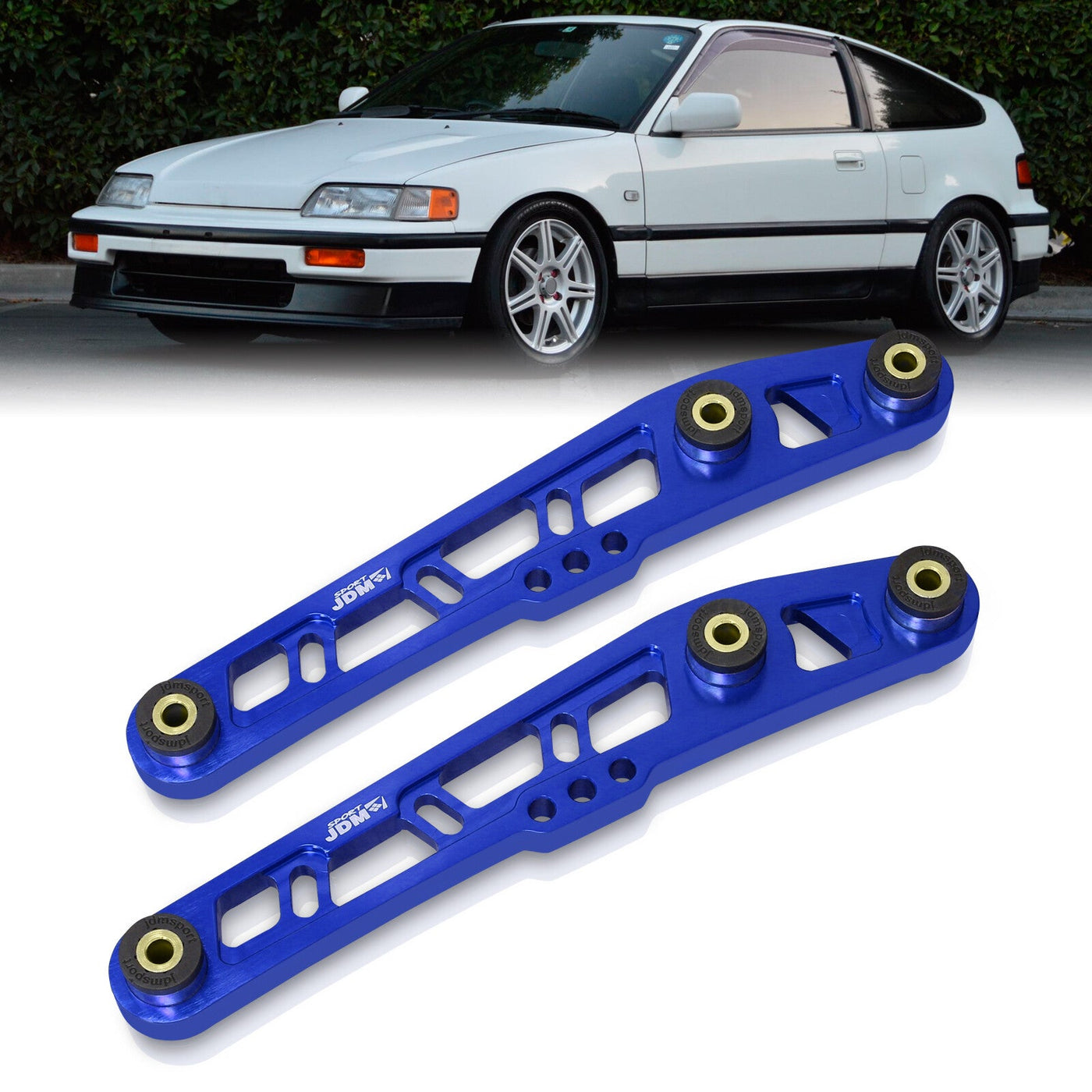 JDM Sport Acura Integra 1994-2001 / Honda Civic 1988-1995 / CRX 1988-1991 / Del Sol 1993-1997 Rear Lower Control Arms Blue with Black Bushings