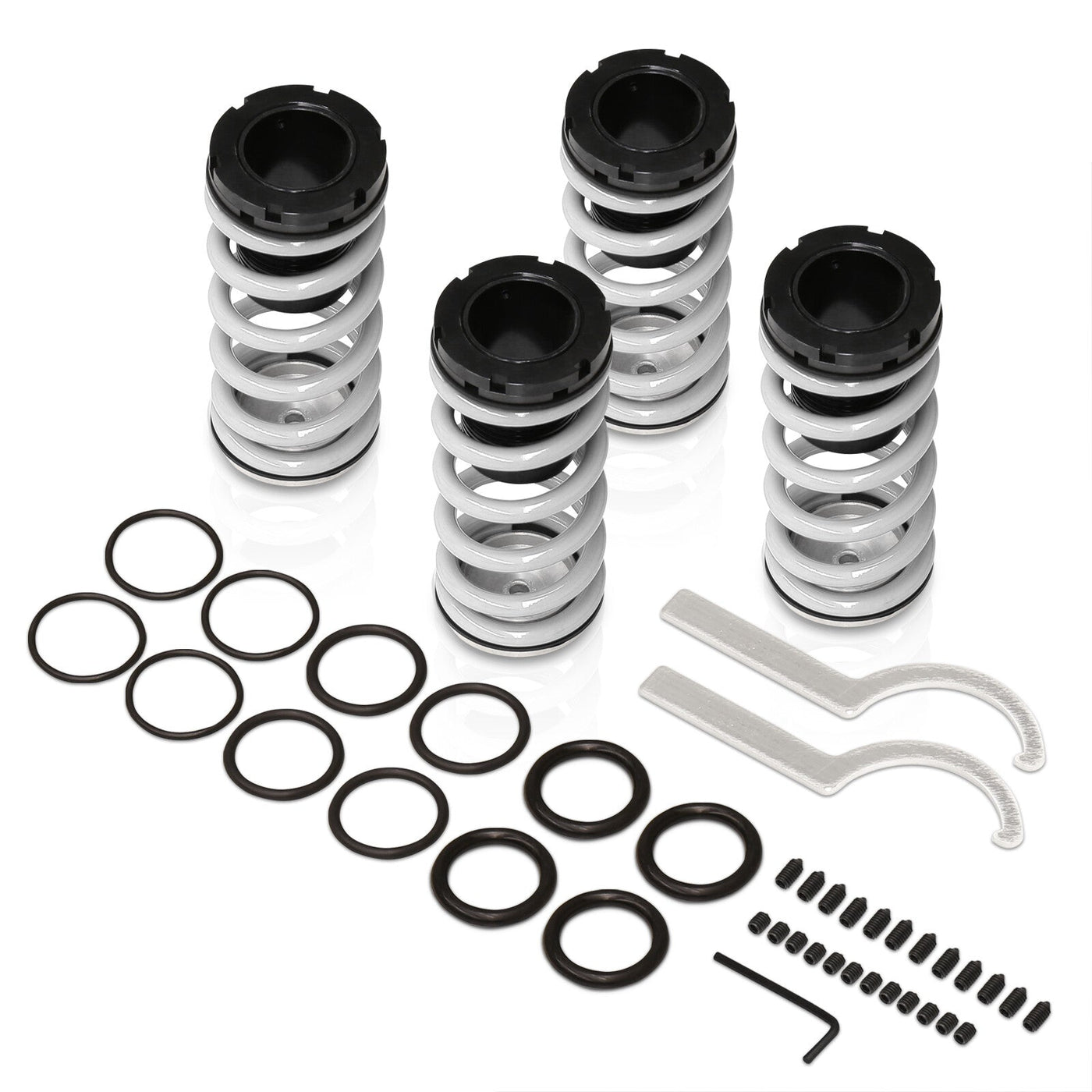 Volkswagen Golf MK3 1993-1999 / Jetta MK3 1993-1999 Coilover Sleeves Kit Silver