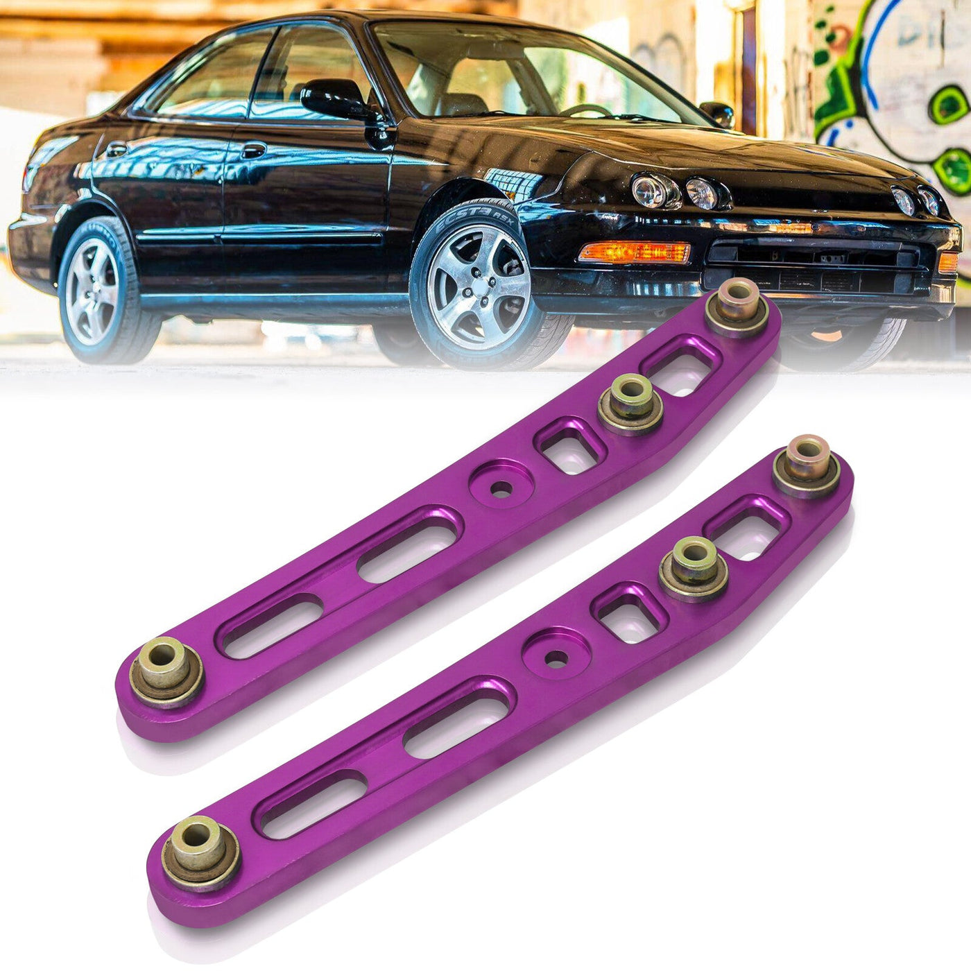 Acura Integra 1994-2001 / Honda Civic 1988-1995 / CRX 1988-1991 / Del Sol 1993-1997 Rear Lower Control Arms Purple