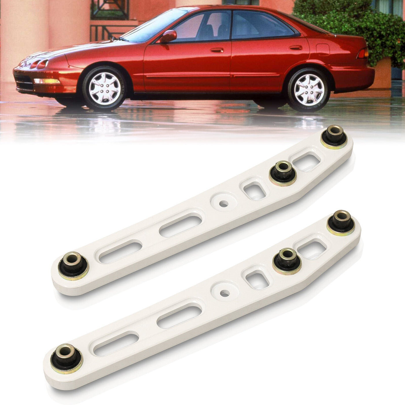 Acura Integra 1994-2001 / Honda Civic 1988-1995 / CRX 1988-1991 / Del Sol 1993-1997 Rear Lower Control Arms White