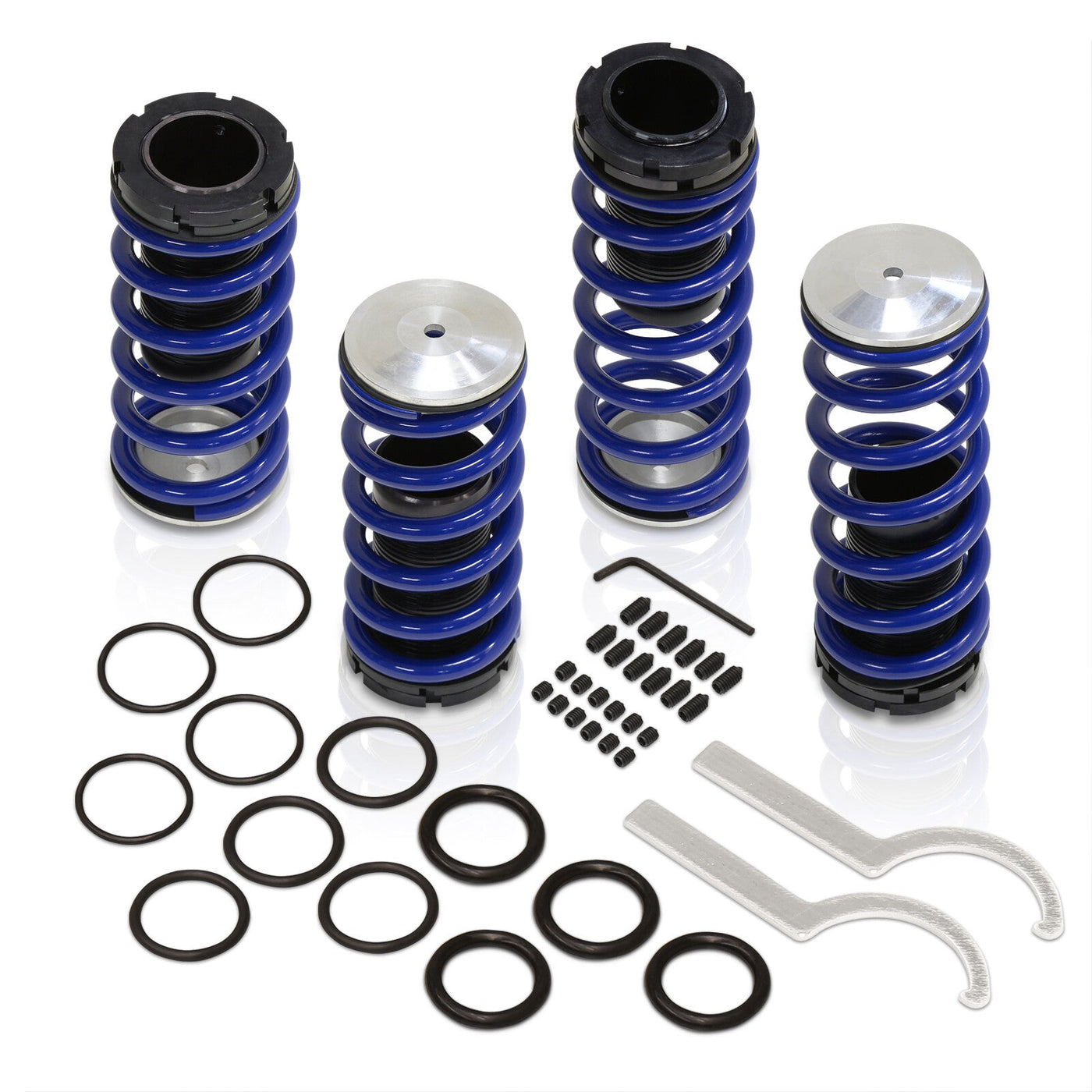 Honda Accord 1998-2002 Coilover Sleeves Kit Blue (Black Sleeves)