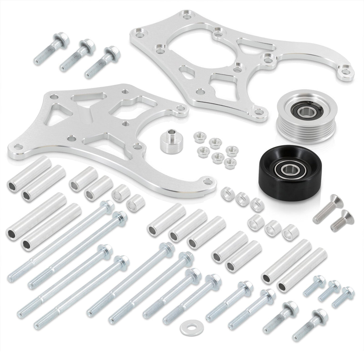 Chevrolet GM LS LSX LS1 LM7 LR4 LQ4 L59 LQ9 LM4 L33 L92 L76 LY2 LY5 LY6 LC9 LH8 LMG L98 L99 L96 LC8 Sanden 508 A/C Air Conditioner Compressor Bracket Kit