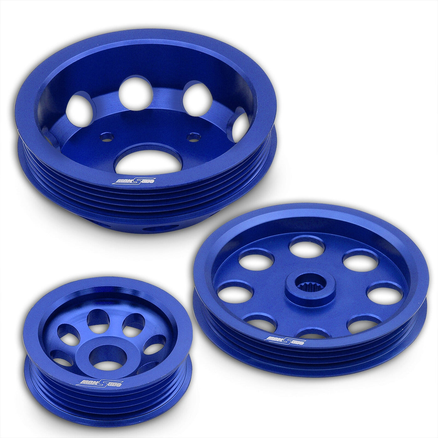 Nissan 240SX S14 S15 SR20 Underdrive Crank Pulley Blue