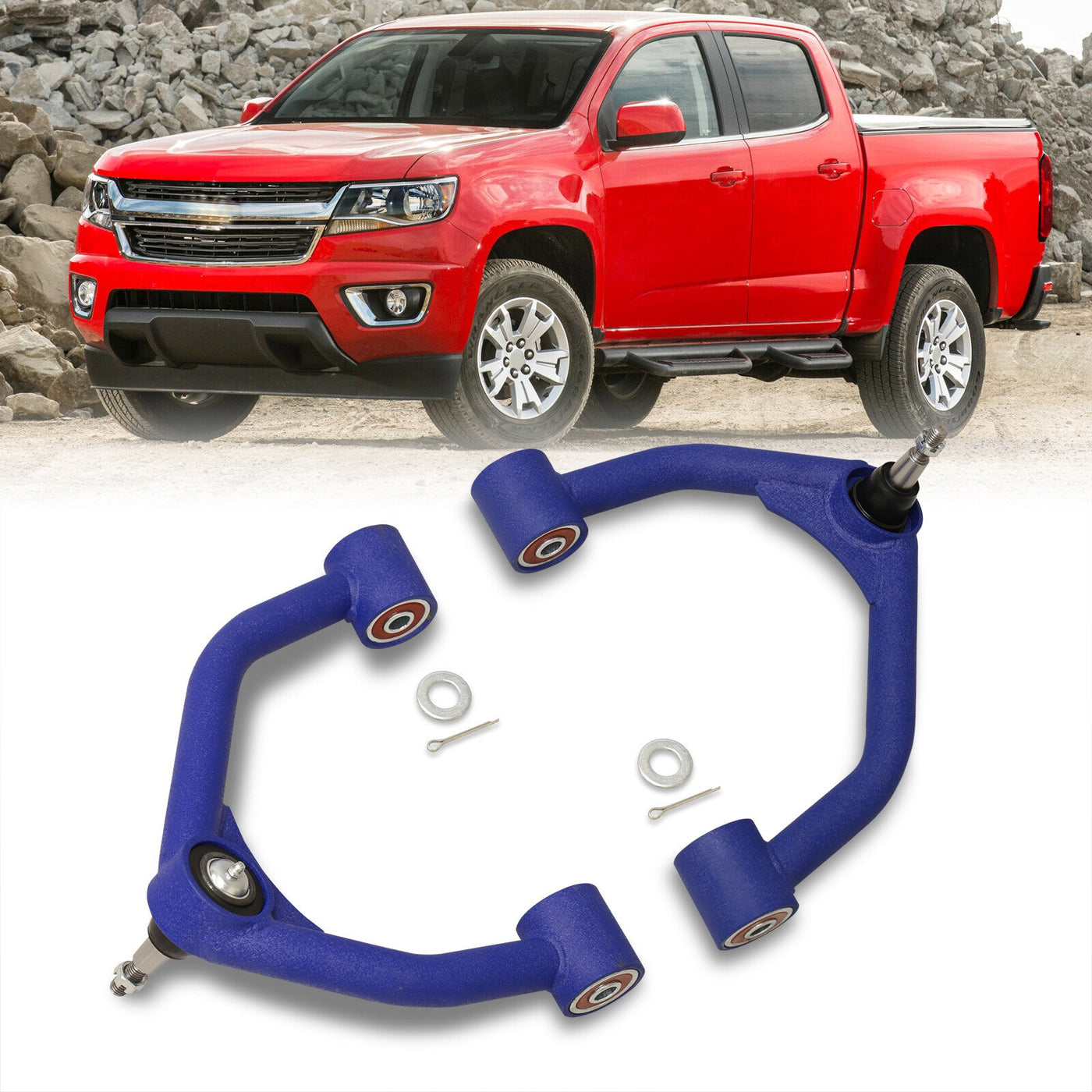 Chevrolet Colorado 2015-2022 / GMC Canyon 2015-2022 2-4" Lift Front Upper Tubular Control Arms Blue