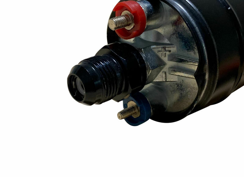 380LPH Fuel Pump External Inline For Bosch 044 AEM Check Valve 10AN 8AN Clamp US