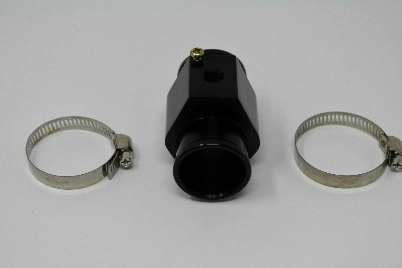 Water Hose Coolant Temperature Sensor Hose Adapter W/ Pressure Gauge 26mm Univer