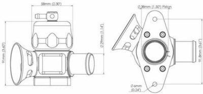 Dual Port Hybrid Blow Off Valve For Nissan Juke 1.6L 11-17 Nismo SL SV S RS BOV