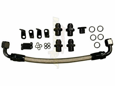 Billet OE LS Fuel Rail Kit For GM Stock Intake Manifold LS1 LS2 LS6 V8 EFI AN6