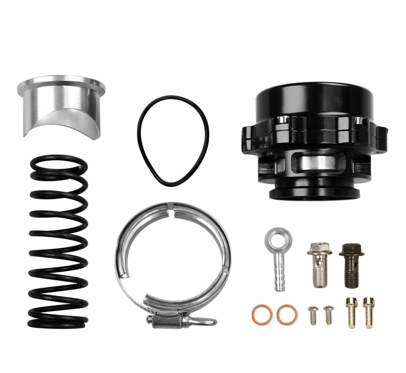 Tial Q BV50 Stye BLACK 50mm Blow off Valve BOV 6PSI 18PSI Springs 2 Day Delivery