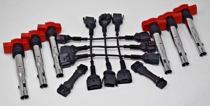 Audi 2.7T Coil Conversion Harness ICM Removal Kit Coilpack Plates S4 RS4 B5 2.7T