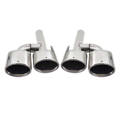 AMG Style Exhaust Muffler Pipe Tip For Mercedes-Benz C-Class W204 C300 C350 C63