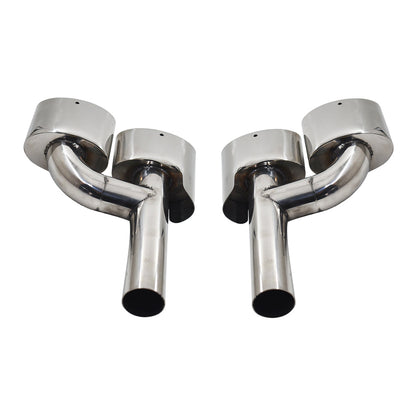 AMG Style Exhaust Muffler Pipe Tip For Mercedes-Benz C-Class W204 C300 C350 C63