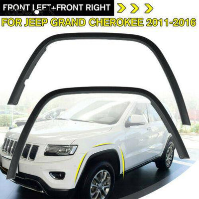 Fender Flares Front Left+Right Black For 2011-2016 Jeep Grand Cherokee