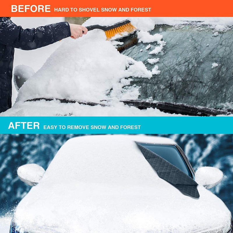 Fit Most Car SUV Thick Car Windshield Snow Ice Sun Protection Cover
