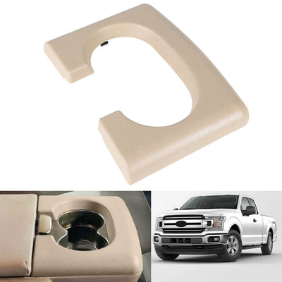 For 2004-2014 Ford F150 Beige Front Center Console Replacement Cup Holder Pad