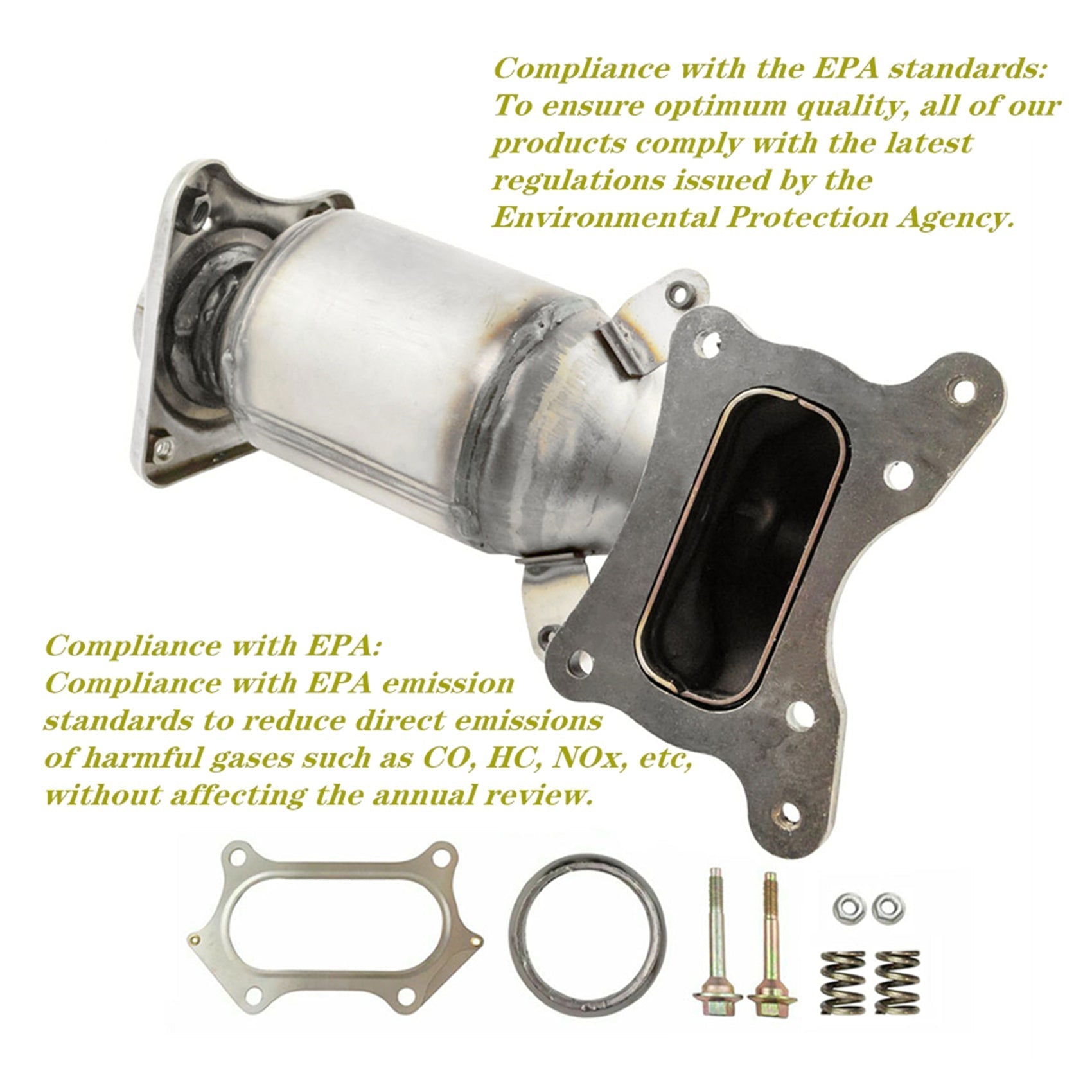 Front Manifold Catalytic Converter for 10-11 Honda CR-V EX-L/EX/LX/SE 2.4L