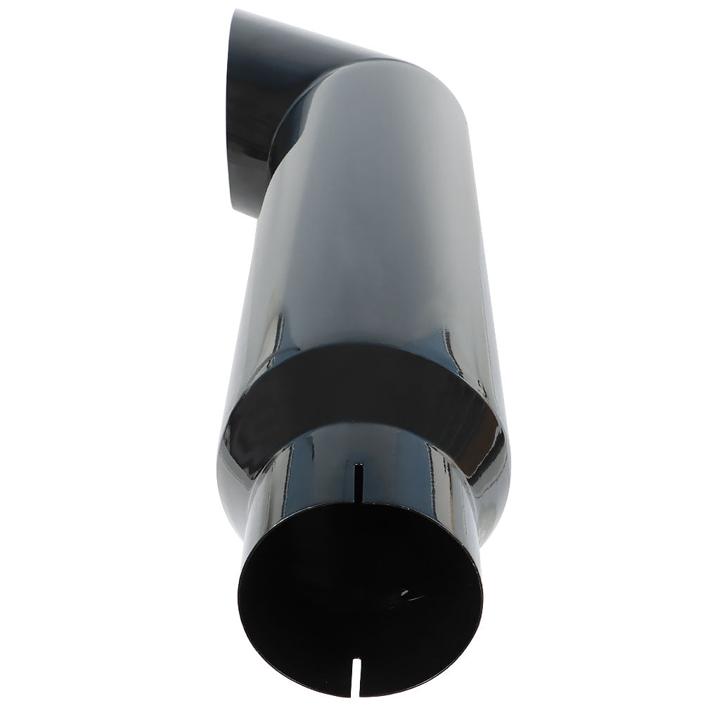 Inlet 5" Outlet 7" Long36" Black Miter Angle Cut Diesel Smoker Exhaust Stack Tip