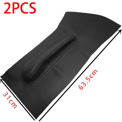 L+R Door Panel Insert Card Leather Cover Fit for Volkswagen Beetle 98-10 Black