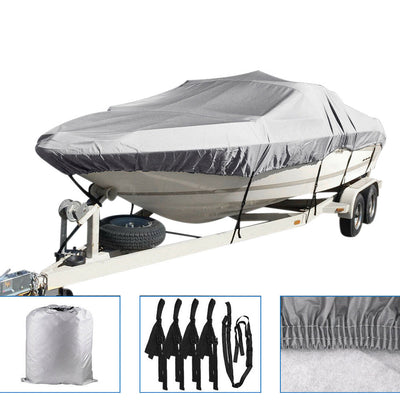 Boat Cover 14-16 Ft 3 Layers Heavy Duty Fabric W/Cotton Lining Waterproof 90" US
