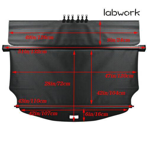 Cargo Cover Trunk Tonneau Retractable ShieldFor 18-20 Chevy Equinox