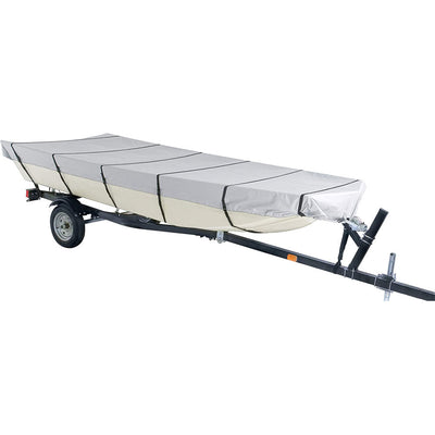 Jon Boat Cover- Water Proof Heavy Duty Trailerable Jon Boat Cover 14FT