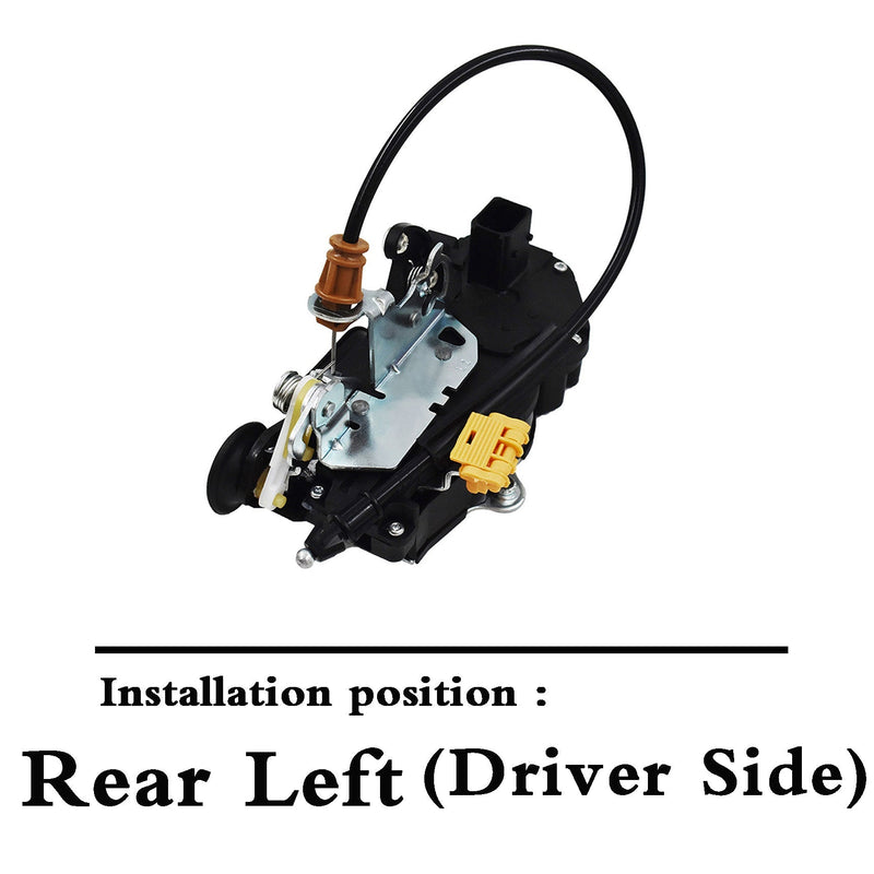 Rear Left Power Door Lock Actuator for Silverado Sierra Crew Cab Truck