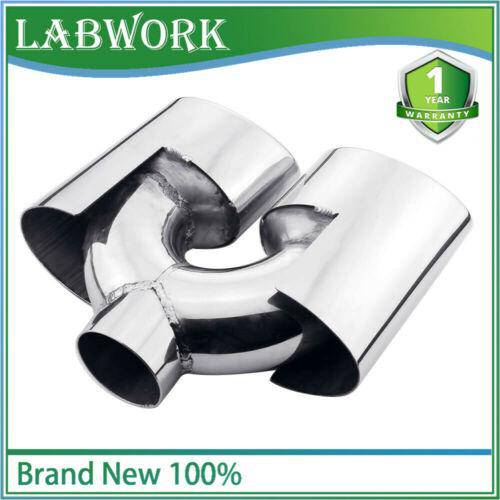 Quad Oval Outlets Stainless Steel Exhaust Tips For AMG C63 Benz W204 C300 C350