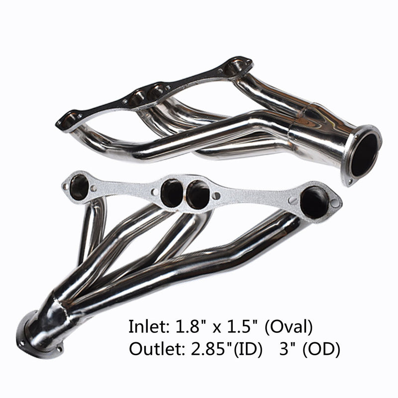 Stainless Racing Manifold Header For Chevy/Pontiac/Buick 265-400 Small Block