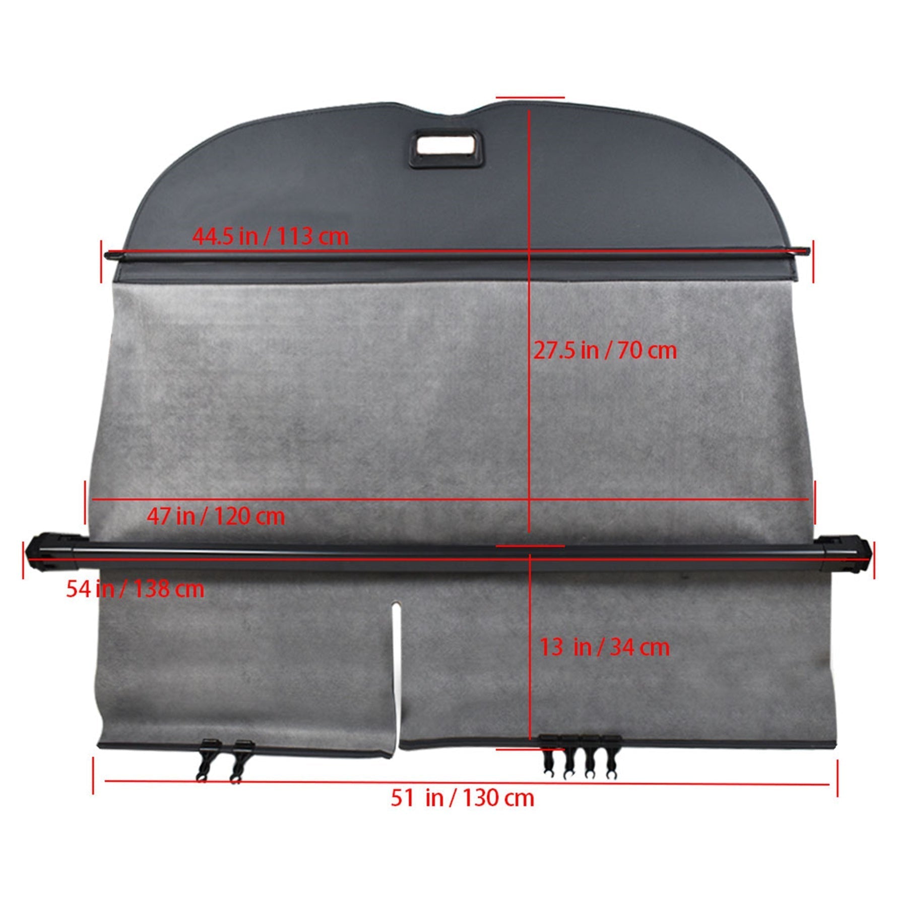 Trunk Cargo Luggage Security Shade Cover Shield For Nissan Murano 2015-2018