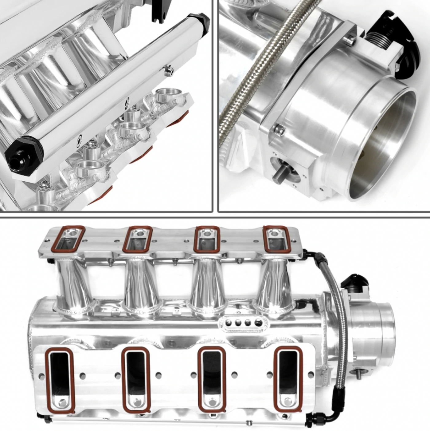 92mm LS LS1 LS2 LS6 LSX Intake Manifold Throttle Body Sheet Metal Fabricated US